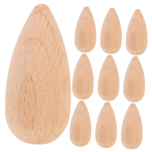 ULDIGI 10Stücke Unbemalte Holzpuppen Unvollendete Peg Dolls für DIY Handwerksprojekte zum Bemalen und Gestalten für Bastelideen für Zuhause von ULDIGI