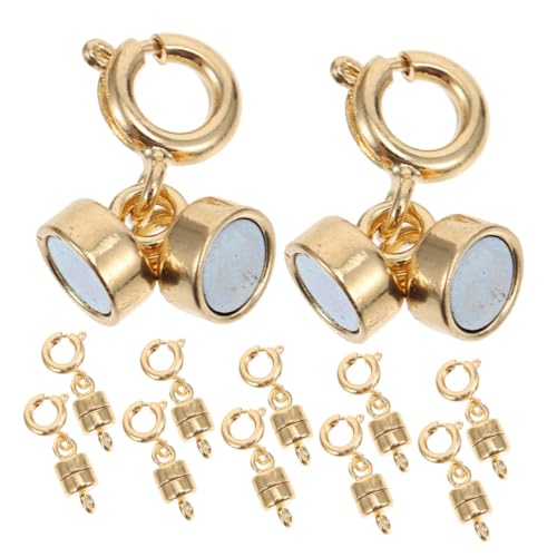 ULDIGI 12 Stück Halsketten Kettenverlängerungen Schmuck Magnetische Fußkettchenverschlüsse Einfache Halskettenverschlüsse Kettenverlängerung Für Halsketten von ULDIGI