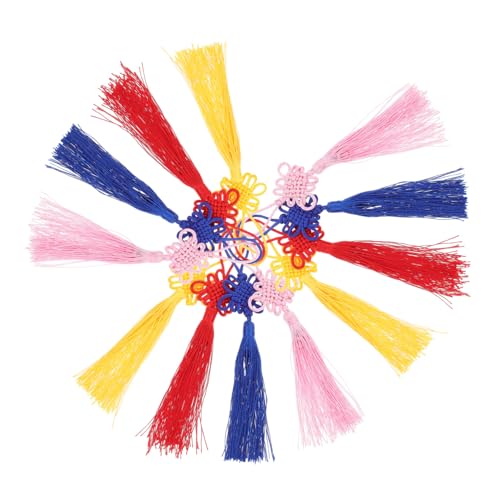 ULDIGI 12 Stück Teiliges Bunte Chinesische Glücksknoten Quasten Anhänger für DIY Basteln Rote Hochzeits Traditionelle Frühlingsfest Deko Handgefertigte Kleine Geschenkanhänger für Party ULDIGI 12 Stück Teiliges Bunte Chinesische Glücksknoten Quasten Anhänger für DIY Basteln Rote Hochzeits Traditionelle Frühlingsfest Deko Handgefertigte Kleine Geschenkanhänger für Party von ULDIGI