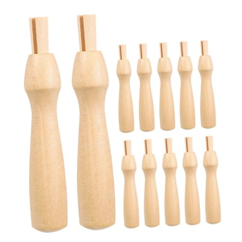 ULDIGI 12 Stück Teiliges Filznadel Holzgriff Ersatz für Filznadeln Ergonomischer Abnehmbarer Griff für Präzises Komfortables Trockenfilzen und Langlebiges Handwerkszubehör ULDIGI 12 Stück Teiliges Filznadel Holzgriff Ersatz für Filznadeln Ergonomischer Abnehmbarer Griff für Präzises Komfortables Trockenfilzen und Langlebiges Handwerkszubehör von ULDIGI