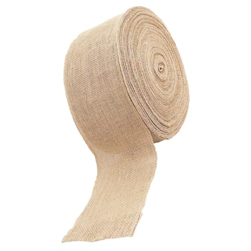 ULDIGI 1Rolle Jute Wickelband für DIY Handwerk Hochzeitsdeko Natürliches Juteband für Dekorationen Vielseitiges Band für Feierlichkeiten Partys ULDIGI 1Rolle Jute Wickelband für DIY Handwerk Hochzeitsdeko Natürliches Juteband für Dekorationen Vielseitiges Band für Feierlichkeiten Partys von ULDIGI