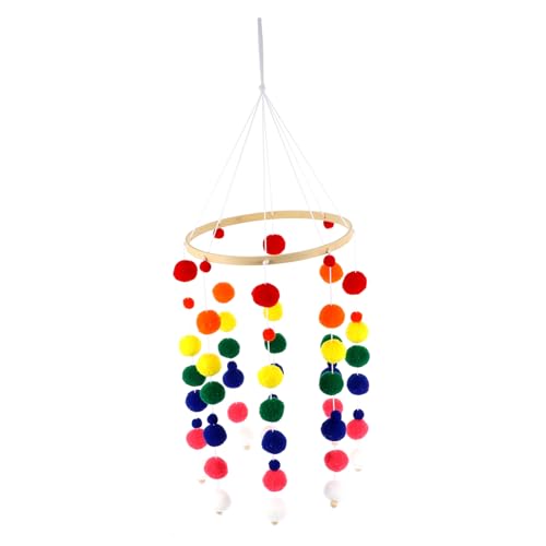 ULDIGI 1Satz Fuzzy Ball Bettglocke Niedliche Kinderzimmer Dekoration für Babybett Wandverzierung mit Design für Moderne Wohnräume Gemütliche ULDIGI 1Satz Fuzzy Ball Bettglocke Niedliche Kinderzimmer Dekoration für Babybett Wandverzierung mit Design für Moderne Wohnräume Gemütliche von ULDIGI