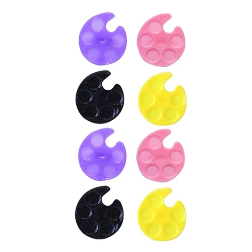 ULDIGI 1satz Mini Manicure Nail Art Tray Teiliges Design Palettenset Für Nail Art Praktisch Und Tragbar Für Nagelkünstler Und Maniküre- Gemischte Farben von ULDIGI