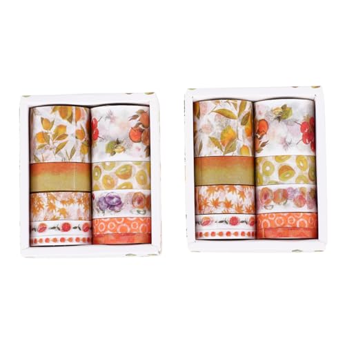 ULDIGI 2 Boxen Washi Tape Boxen Dekoratives Klebeband für DIY Scrapbooking Handbuch Geschenkverpackung Papierkleber Langlebig und Einfach zu Schneiden ULDIGI 2 Boxen Washi Tape Boxen Dekoratives Klebeband für DIY Scrapbooking Handbuch Geschenkverpackung Papierkleber Langlebig und Einfach zu Schneiden von ULDIGI