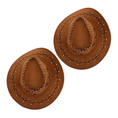 ULDIGI 2 Stück Cowboyhut Westernstyle mit Breiter Krempe UV Schutz und Belüftung Atmungsaktiver Sonnenhut für Jungen Mädchen Modisch Vielseitig für Sommerparty und Outdoor Aktivitäten ULDIGI 2 Stück Cowboyhut Westernstyle mit Breiter Krempe UV Schutz und Belüftung Atmungsaktiver Sonnenhut für Jungen Mädchen Modisch Vielseitig für Sommerparty und Outdoor Aktivitäten von ULDIGI