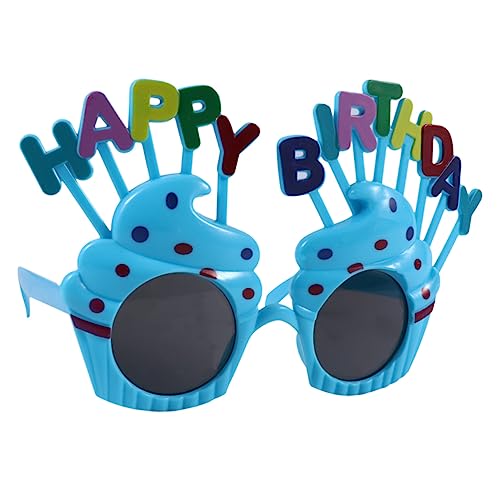 ULDIGI 2 Stück Geburtstagsbrille mit Bunten Lustige Cosplay Brille für Party Dekoration und Fotorequisiten von ULDIGI
