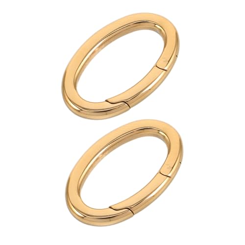 ULDIGI 2 Stück Karabiner-schmuckverschlüsse: Ovaler Federverschluss Aus Edelstahl, Schnalle Mit Anhängerverschluss, Schnappclip Für Diy-halsketten, Armbänder, Schlüsselanhänger ULDIGI 2 Stück Karabiner-schmuckverschlüsse: Ovaler Federverschluss Aus Edelstahl, Schnalle Mit Anhängerverschluss, Schnappclip Für Diy-halsketten, Armbänder, Schlüsselanhänger von ULDIGI