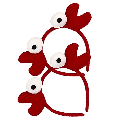 ULDIGI 2 Stück Niedliches Krabben Haarreif Teilig Leichtes Halloween Cosplay Stirnband Party Haarreifen für Damen und Mädchen Accessoire ULDIGI 2 Stück Niedliches Krabben Haarreif Teilig Leichtes Halloween Cosplay Stirnband Party Haarreifen für Damen und Mädchen Accessoire von ULDIGI