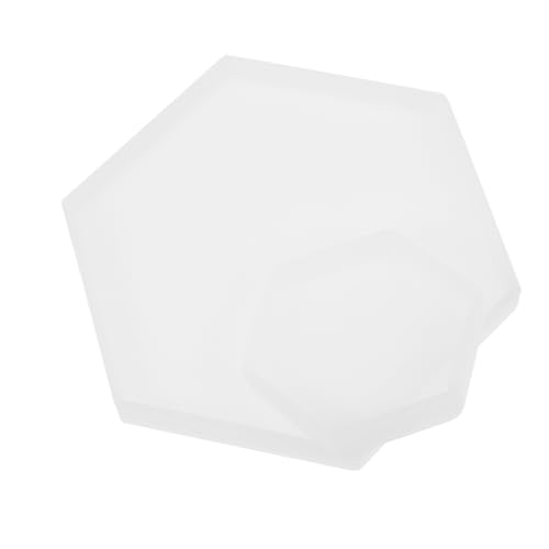 ULDIGI 2 Stück Silikonform Sechseckig Untersetzer Gießform aus Langlebigem Hochwertigem Silikon für DIY Cup Mat Robust Wiederverwendbar Genug für Wein und Kaffeetassen Kreative Bastelidee ULDIGI 2 Stück Silikonform Sechseckig Untersetzer Gießform aus Langlebigem Hochwertigem Silikon für DIY Cup Mat Robust Wiederverwendbar Genug für Wein und Kaffeetassen Kreative Bastelidee von ULDIGI