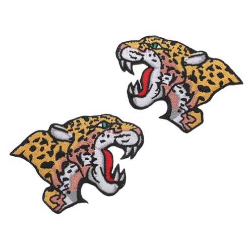 ULDIGI 2 Stück Teiliges Cheetah Stickerei Applikationen Bügelbild Patches für Kleidung DIY Jacken Rucksäcke Hüte Taschen Zubehör ULDIGI 2 Stück Teiliges Cheetah Stickerei Applikationen Bügelbild Patches für Kleidung DIY Jacken Rucksäcke Hüte Taschen Zubehör von ULDIGI