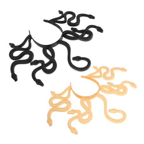 ULDIGI 2 Stück Teiliges Medusa Schlangen Stirnband Realistisches Cosplay Haarschmuck Leichtes Langlebiges Halloween Kostümzubehör Vielseitiger Kopfschmuck für Karneval Maskerade Party ULDIGI 2 Stück Teiliges Medusa Schlangen Stirnband Realistisches Cosplay Haarschmuck Leichtes Langlebiges Halloween Kostümzubehör Vielseitiger Kopfschmuck für Karneval Maskerade Party von ULDIGI
