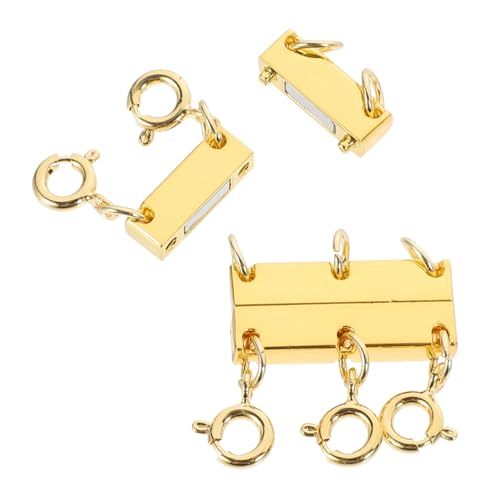 ULDIGI 2 Stück Teiliges Schmuckverbinder Robustem Legierungs material Magnetischer Kettenverschluss für Mehrlagige Halsketten und Armbänder DIY Schmuckherstellung Einfache Anwendung ULDIGI 2 Stück Teiliges Schmuckverbinder Robustem Legierungs material Magnetischer Kettenverschluss für Mehrlagige Halsketten und Armbänder DIY Schmuckherstellung Einfache Anwendung von ULDIGI