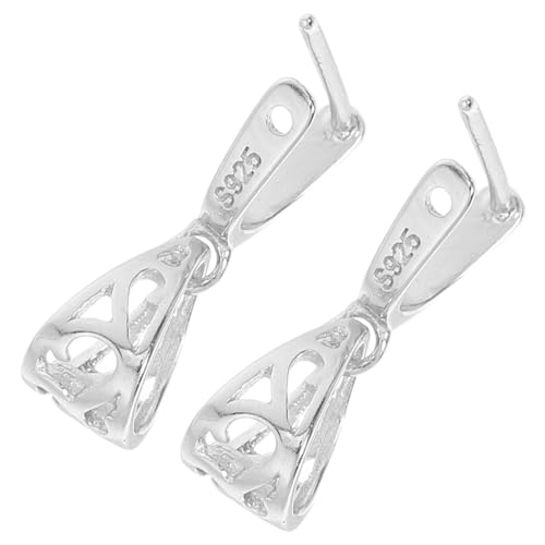 ULDIGI 2 Stück Teiliges Silberanhängerverschlüsse Mittelgroß Sicherer DIY Schmuckverbinder Für Halsketten Armbänder Metall Verschlüsse Für Schmuckherstellung Zubehör ULDIGI 2 Stück Teiliges Silberanhängerverschlüsse Mittelgroß Sicherer DIY Schmuckverbinder Für Halsketten Armbänder Metall Verschlüsse Für Schmuckherstellung Zubehör von ULDIGI