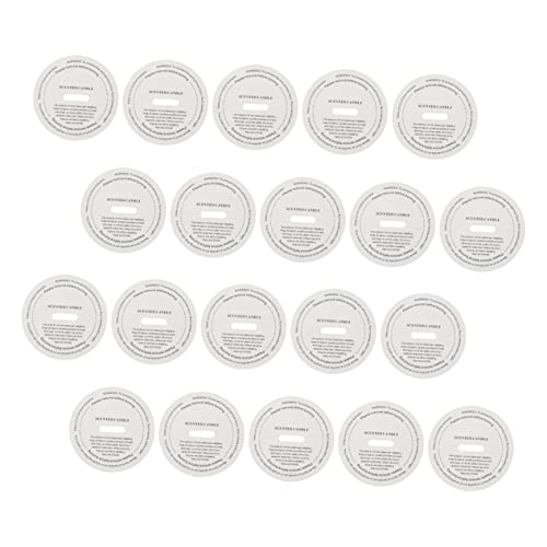 ULDIGI 20 Stück Diy Duftkerzen Aufkleber für Becher Schutzpapier für Aromakerzen für Handgemachte und Aromatherapie Vielseitig Einsetzbar ULDIGI 20 Stück Diy Duftkerzen Aufkleber für Becher Schutzpapier für Aromakerzen für Handgemachte und Aromatherapie Vielseitig Einsetzbar von ULDIGI