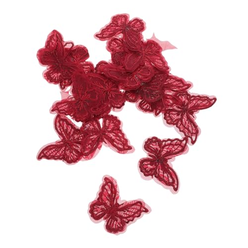 ULDIGI 20 Stück Gestickte Spitzen Schmetterlingsapplikationen Langlebige Zarte Dekorationen für Hochzeit Brautkleider Kleidung Jeans Taschen Vielseitig für Diy Handwerk ULDIGI 20 Stück Gestickte Spitzen Schmetterlingsapplikationen Langlebige Zarte Dekorationen für Hochzeit Brautkleider Kleidung Jeans Taschen Vielseitig für Diy Handwerk von ULDIGI