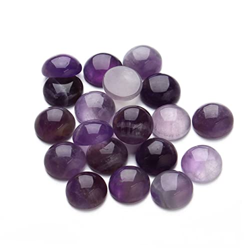 ULDIGI 20 Stück Runde Glas Cabochons in Lila Selbstklebende Halbrunde Schmucksteine für DIY Schmuckherstellung Zeitstein Zubehör für Ohrringe Uhren und Dekorationen ULDIGI 20 Stück Runde Glas Cabochons in Lila Selbstklebende Halbrunde Schmucksteine für DIY Schmuckherstellung Zeitstein Zubehör für Ohrringe Uhren und Dekorationen von ULDIGI