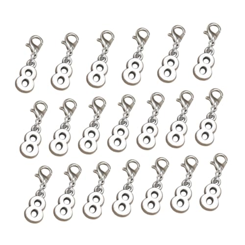 ULDIGI 20 Stück Teiliges Alloy Anhänger mit Robustem Karabinerverschluss Langlebige DIY Charms für Ohrringe Armbänder und Halsketten zum Schmuckherstellen und Kreativen Bastelprojekten ULDIGI 20 Stück Teiliges Alloy Anhänger mit Robustem Karabinerverschluss Langlebige DIY Charms für Ohrringe Armbänder und Halsketten zum Schmuckherstellen und Kreativen Bastelprojekten von ULDIGI