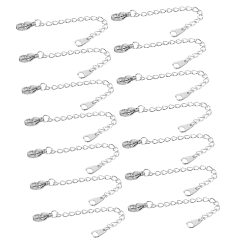 ULDIGI 20 Stück Teiliges Edelstahl Verlängerungsketten Karabinerverschluss Langlebige Halsketten Armband extender Stilvolle DIY Schmuckzubehör für Einfache Längenanpassung ULDIGI 20 Stück Teiliges Edelstahl Verlängerungsketten Karabinerverschluss Langlebige Halsketten Armband extender Stilvolle DIY Schmuckzubehör für Einfache Längenanpassung von ULDIGI