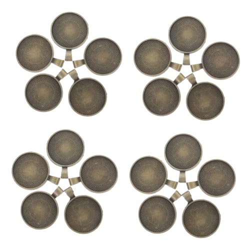 ULDIGI 20 Stück Teiliges Runde Anhänger Tablett aus Robuste DIY Lünette Rohlinge für Schmuckherstellung Vielseitige Basis für Cabochons Edelsteine und Fotoanhänger ULDIGI 20 Stück Teiliges Runde Anhänger Tablett aus Robuste DIY Lünette Rohlinge für Schmuckherstellung Vielseitige Basis für Cabochons Edelsteine und Fotoanhänger von ULDIGI