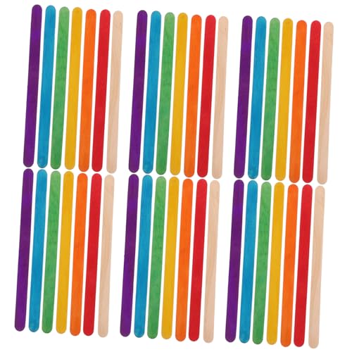 ULDIGI 200 Stück Bunte Jumbo Eisstiele aus Natürlichem Holz Farbige Bastelstäbchen für DIY Bastelarbeiten Schulkunstprojekte und Pflanzenetiketten Vielseitig Verwendbare Holzstäbe zum ULDIGI 200 Stück Bunte Jumbo Eisstiele aus Natürlichem Holz Farbige Bastelstäbchen für DIY Bastelarbeiten Schulkunstprojekte und Pflanzenetiketten Vielseitig Verwendbare Holzstäbe zum von ULDIGI