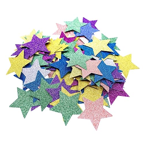 ULDIGI 200 Stück Bunte Konfetti aus Papier Glitzernde Sternform für DIY Bastelbedarf Party Dekoration Wiederverwendbar Robust für Feierlichkeiten und Festliche Anlässe ULDIGI 200 Stück Bunte Konfetti aus Papier Glitzernde Sternform für DIY Bastelbedarf Party Dekoration Wiederverwendbar Robust für Feierlichkeiten und Festliche Anlässe von ULDIGI