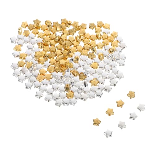 ULDIGI 200 Stück Stern Spacer Perlen Kunststoff Leicht Bunt Große Loch Schmuck Charms Für DIY Armband Halskette Ohrringe Schmuckherstellung ULDIGI 200 Stück Stern Spacer Perlen Kunststoff Leicht Bunt Große Loch Schmuck Charms Für DIY Armband Halskette Ohrringe Schmuckherstellung von ULDIGI