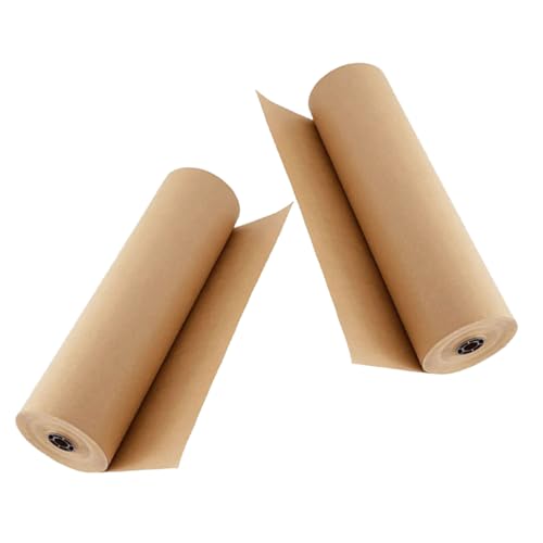 ULDIGI 2Rollen Kraftpapier Geschenkpapier Braunes Packpapier Vielseitig Einsetzbar für DIY Verpackungen und Geschenkverpackungen Robust und ULDIGI 2Rollen Kraftpapier Geschenkpapier Braunes Packpapier Vielseitig Einsetzbar für DIY Verpackungen und Geschenkverpackungen Robust und von ULDIGI