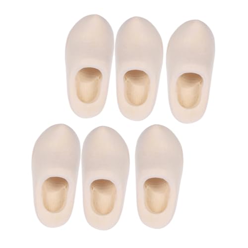 ULDIGI 3 Paare Mini Holzschuhe Puppenhaus Dekoration aus Holz DIY Miniature Klompen zum Bemalen Leichte Holzschuh Modelle für Puppenschuhe Kreative Bastelaccessoires ULDIGI 3 Paare Mini Holzschuhe Puppenhaus Dekoration aus Holz DIY Miniature Klompen zum Bemalen Leichte Holzschuh Modelle für Puppenschuhe Kreative Bastelaccessoires von ULDIGI