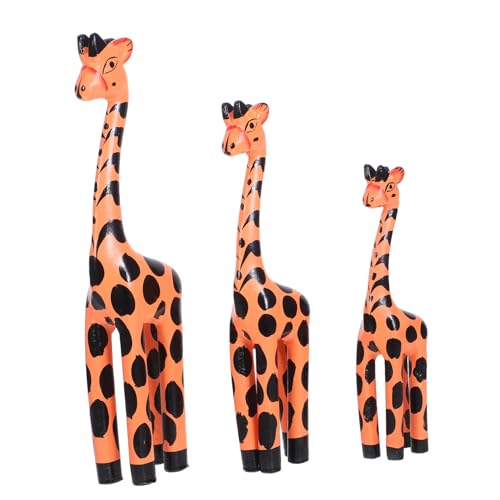 ULDIGI 3 Stück Holz Giraffe Ornamente Dekor Mini Giraffe Holzfigur Für Bücherregal Giraffenfiguren Giraffenfigur Fürs Büro Statue Büro Schreibtischfigur Hellbraun ULDIGI 3 Stück Holz Giraffe Ornamente Dekor Mini Giraffe Holzfigur Für Bücherregal Giraffenfiguren Giraffenfigur Fürs Büro Statue Büro Schreibtischfigur Hellbraun von ULDIGI