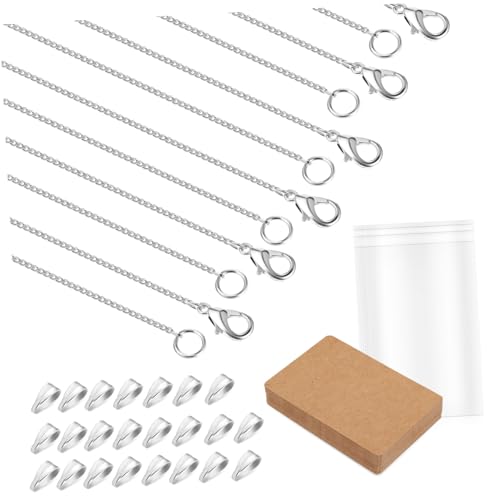 ULDIGI 30 Stück Teiliges DIY Silber mit Kettenverschlüssen und Zubehör zum Selbermachen von Feinen Halsketten und Armbändern Glatte Oberfläche Installieren ULDIGI 30 Stück Teiliges DIY Silber mit Kettenverschlüssen und Zubehör zum Selbermachen von Feinen Halsketten und Armbändern Glatte Oberfläche Installieren von ULDIGI