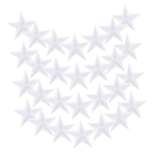 ULDIGI 30 Stück Teiliges Stern Bügelbild aus Hautfreundlichem Langlebig und Sicher zum Aufbügeln und Festnähen Kleidung Rucksäcken Hosen und Accessoires für DIY mode und Reparaturen von ULDIGI