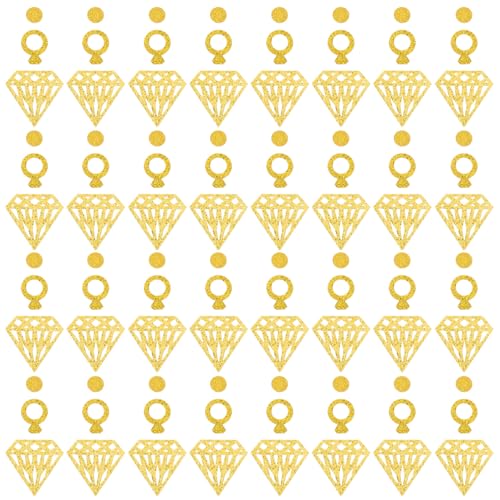 ULDIGI 300 Stücke Hochzeit Konfetti Pailletten Dekorative Papier Handwerk Party Supplies Für Braut Dusche Bachelorette Party Dekorationen von ULDIGI