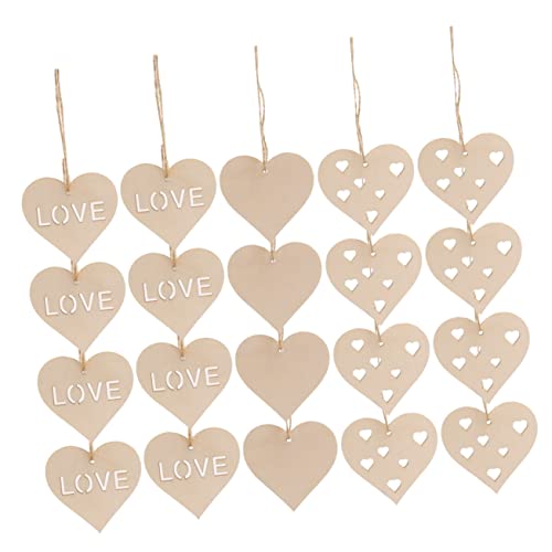 ULDIGI 30Stücke Holz Herzen für DIY Dekoration Unvollendete Holzornamente für Valentinstagshandwerk Personalisierte und Tischdekoration für Hochzeit ULDIGI 30Stücke Holz Herzen für DIY Dekoration Unvollendete Holzornamente für Valentinstagshandwerk Personalisierte und Tischdekoration für Hochzeit von ULDIGI