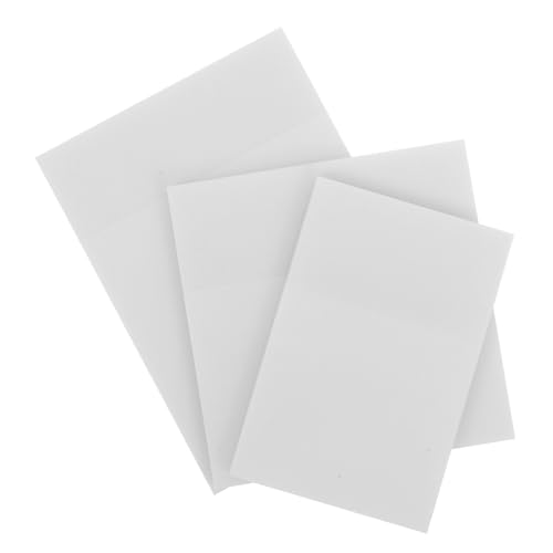 ULDIGI 3Stücke Unsichtbare Haftnotizen für Schule und Büro Wiederverwendbar Minimalistische Design für Notizen und Erinnerungen ULDIGI 3Stücke Unsichtbare Haftnotizen für Schule und Büro Wiederverwendbar Minimalistische Design für Notizen und Erinnerungen von ULDIGI