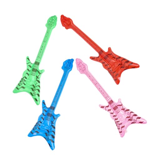 ULDIGI 4 Stück Teiliges Aufblasbares Gitarren set PVC Rock Party Deko Musikthemen Karneval Geburtstag Leicht Transportierbar Langlebig ULDIGI 4 Stück Teiliges Aufblasbares Gitarren set PVC Rock Party Deko Musikthemen Karneval Geburtstag Leicht Transportierbar Langlebig von ULDIGI