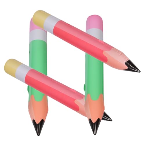 ULDIGI 4 Stück Teiliges Aufblasbares Jumbo Bleistift aus Langlebigem PVC Große Riesen Bleistift Luftballons für Geburtstagsfeiern und Klassenzimmerdeko Farbige Partydekorationen Grün und ULDIGI 4 Stück Teiliges Aufblasbares Jumbo Bleistift aus Langlebigem PVC Große Riesen Bleistift Luftballons für Geburtstagsfeiern und Klassenzimmerdeko Farbige Partydekorationen Grün und von ULDIGI