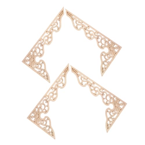 ULDIGI 4 Stück Teiliges Holzornament Geschnitzte Eck applikationen Unbemalte Dekorative Holzverzierungen für Möbel Wände Schränke DIY Holzdeko Basteln Vintage Stil ULDIGI 4 Stück Teiliges Holzornament Geschnitzte Eck applikationen Unbemalte Dekorative Holzverzierungen für Möbel Wände Schränke DIY Holzdeko Basteln Vintage Stil von ULDIGI