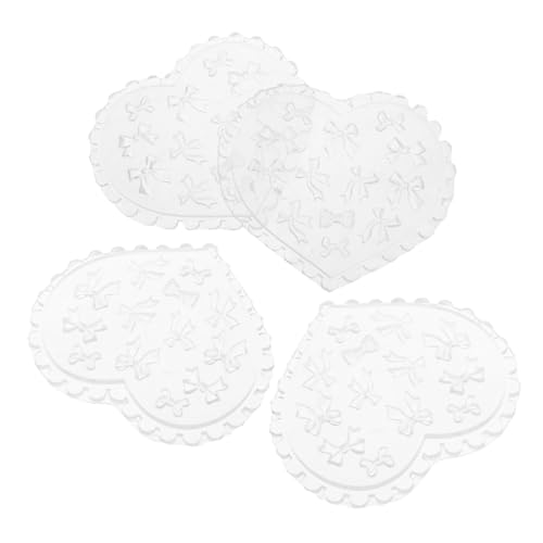 ULDIGI 4 Stück Teiliges Silikon Bowknot Form Wiederverwendbar Flexibel Lebensmittelecht DIY Maniküre Schablonen für Epoxidharz Nail Art Dekoration von ULDIGI