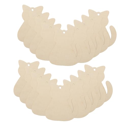 ULDIGI 40 Stück Teiliges Unfertige Holzkatzen zum Bemalen DIY Basteln Handgemachte Tierfiguren Holzdekoration für Kunstprojekte und Kreative Geschenke ULDIGI 40 Stück Teiliges Unfertige Holzkatzen zum Bemalen DIY Basteln Handgemachte Tierfiguren Holzdekoration für Kunstprojekte und Kreative Geschenke von ULDIGI