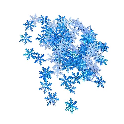 ULDIGI Einzigartige Schneeflockenscheiben Für Weihnachten 400 Stück Schneeflocken-konfetti- Bereichern Sie Ihre Feier von ULDIGI