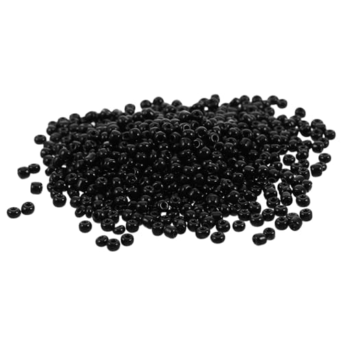 ULDIGI 4000 STÜCKE Kleine Glasperlen Schwarz für DIY Schmuckherstellung Runde Spacer Perlen für Armbänder Halsketten Cross stitch Bastelperlen für Mädchen Handliche Bastelperlen ULDIGI 4000 STÜCKE Kleine Glasperlen Schwarz für DIY Schmuckherstellung Runde Spacer Perlen für Armbänder Halsketten Cross stitch Bastelperlen für Mädchen Handliche Bastelperlen von ULDIGI