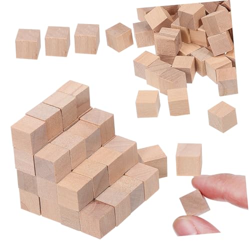 ULDIGI 400Stücke Unbehandelte Holzblöcke Quadratische Holzwürfel Bastelmaterial für DIY Lehrmittel Kreativität und Bildung für Erwachsene ULDIGI 400Stücke Unbehandelte Holzblöcke Quadratische Holzwürfel Bastelmaterial für DIY Lehrmittel Kreativität und Bildung für Erwachsene von ULDIGI