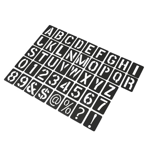 ULDIGI Schablonen Buchstaben 41 Teiliges Set Buchstaben Und Zahlen Schablonen Wiederverwendbare Schablonen Für Malerei Sprühvorlagen Kreative Bastelarbeiten Und Dekoration Mit Hollow Painting Stencils ULDIGI Schablonen Buchstaben 41 Teiliges Set Buchstaben Und Zahlen Schablonen Wiederverwendbare Schablonen Für Malerei Sprühvorlagen Kreative Bastelarbeiten Und Dekoration Mit Hollow Painting Stencils von ULDIGI