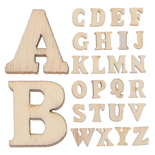 ULDIGI 416 Stück Teiliges Set Holzbuchstaben Unbearbeitete Alphabet Holzformen für DIY Basteln und Dekoration Natürliche Holzoptik für Lernen und Kreative Wohnraumgestaltung ULDIGI 416 Stück Teiliges Set Holzbuchstaben Unbearbeitete Alphabet Holzformen für DIY Basteln und Dekoration Natürliche Holzoptik für Lernen und Kreative Wohnraumgestaltung von ULDIGI