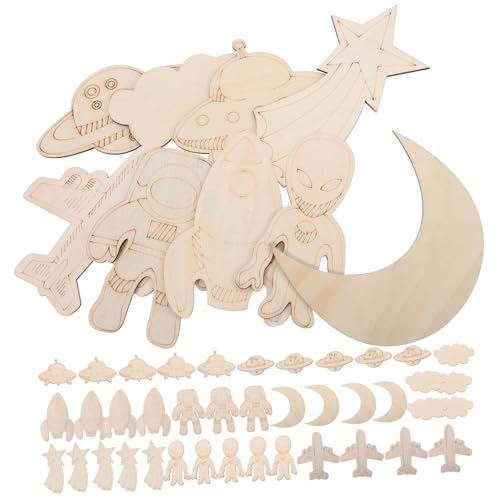 ULDIGI 45 Stück Teiliges Holzrohlinge zum Basteln Unbehandelte Holzscheiben und Holzausschnitte mit Glatten Kanten Langlebig und Bruchsicher für DIY dekorationen Kinderbastelei und ULDIGI 45 Stück Teiliges Holzrohlinge zum Basteln Unbehandelte Holzscheiben und Holzausschnitte mit Glatten Kanten Langlebig und Bruchsicher für DIY dekorationen Kinderbastelei und von ULDIGI