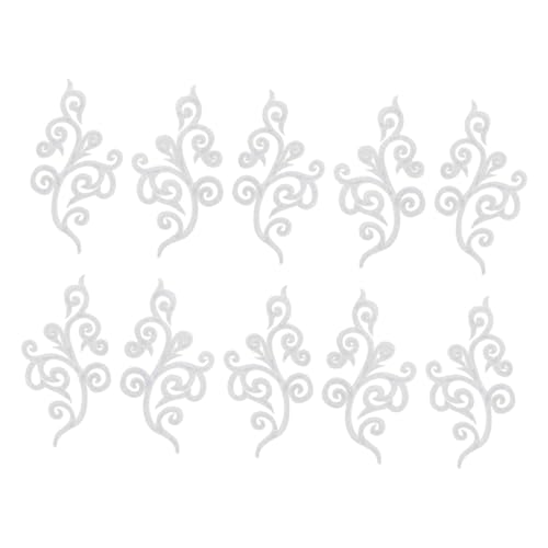 ULDIGI 5 Paare Wolkenförmige Stickapplikationen Barock Design zum Aufbügeln und Annähen Silberfarbene Verzierungen für Hochzeitskleider Cheongsam Schuhe und Festliche Kleidung ULDIGI 5 Paare Wolkenförmige Stickapplikationen Barock Design zum Aufbügeln und Annähen Silberfarbene Verzierungen für Hochzeitskleider Cheongsam Schuhe und Festliche Kleidung von ULDIGI