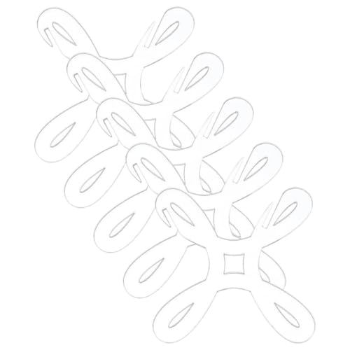 ULDIGI 5 Stck Leere Acryl Garnspulen Transparent Praktische Spulen für Nähen DIY Basteln Leicht und Tragbar für Zuhause und Reisen von ULDIGI