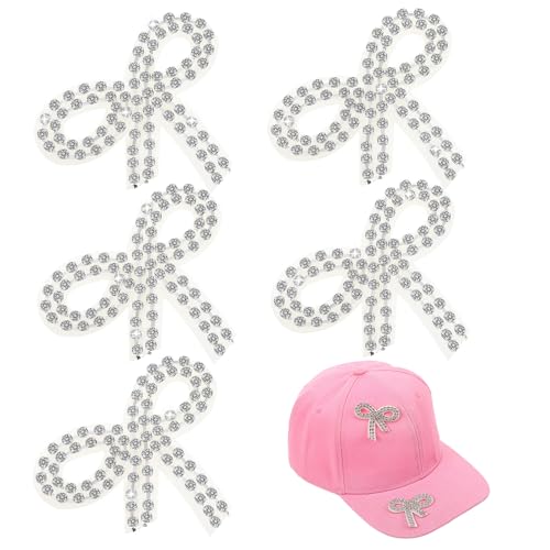 ULDIGI 5 Stück Strass Schleifen Applikationen zum Aufbügeln Funkelnde Verzierungen für Kleidung Hüte Reparatur von Kleinen Löchern Langlebige Präzise Gefertigte Schmuck Bögen ULDIGI 5 Stück Strass Schleifen Applikationen zum Aufbügeln Funkelnde Verzierungen für Kleidung Hüte Reparatur von Kleinen Löchern Langlebige Präzise Gefertigte Schmuck Bögen von ULDIGI