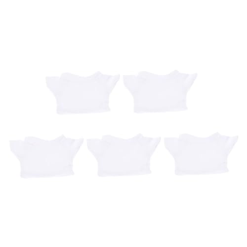ULDIGI 5 Stück Teiliges Bear T Shirts für Kuscheltiere Weiche Rundhalsausschnitt Shirts Einfach Anzuziehen Komfortable Stoffe für Bärenpuppen Fördert Fantasie und Geschenkideen ULDIGI 5 Stück Teiliges Bear T Shirts für Kuscheltiere Weiche Rundhalsausschnitt Shirts Einfach Anzuziehen Komfortable Stoffe für Bärenpuppen Fördert Fantasie und Geschenkideen von ULDIGI