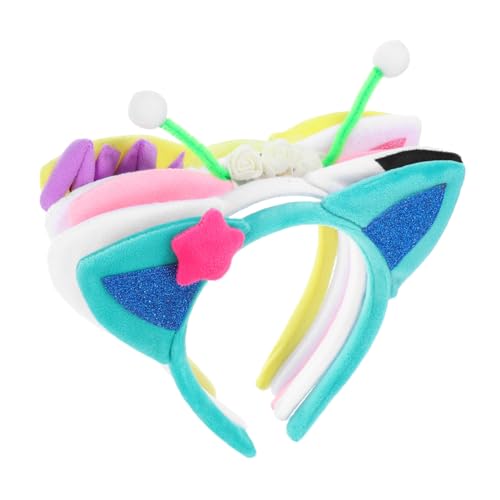 ULDIGI 5 Stück Teiliges Bunte Katzenohren Haarreifen für Mädchen Verstellbar Glitzernd Cartoon Design Vielseitiges Party Headwear für Kostüm Cosplay Karneval Halloween Geburtstagsfeier ULDIGI 5 Stück Teiliges Bunte Katzenohren Haarreifen für Mädchen Verstellbar Glitzernd Cartoon Design Vielseitiges Party Headwear für Kostüm Cosplay Karneval Halloween Geburtstagsfeier von ULDIGI